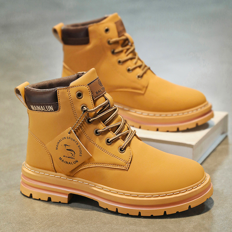 Mens Fashion Trainers - Klassieke Heren Hoge Laarzen Hoge Kwaliteit
