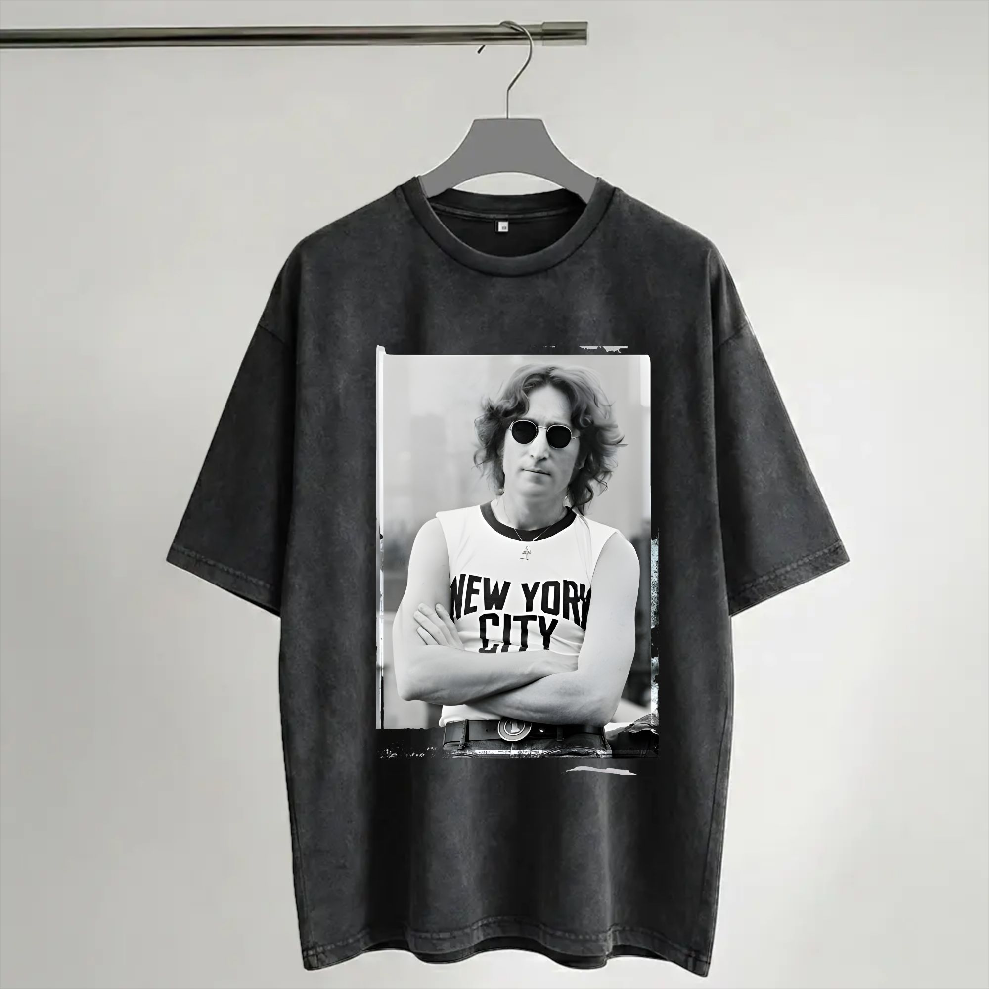 Men'S Fashion New York - Harajuku gewassen shirt John Lennon 1972