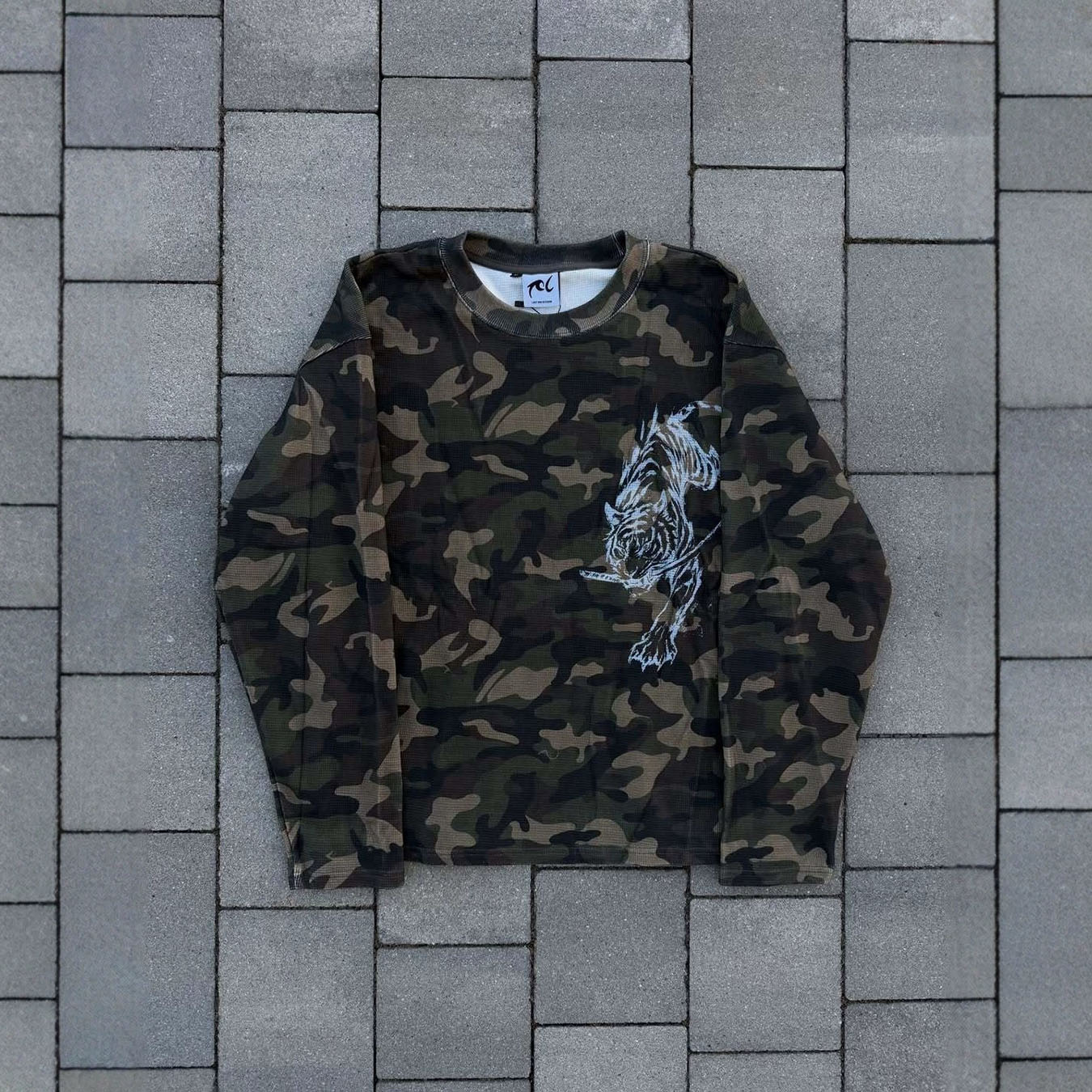 Men'S Fashion T Shirts - Herfst- en winter high street camouflage