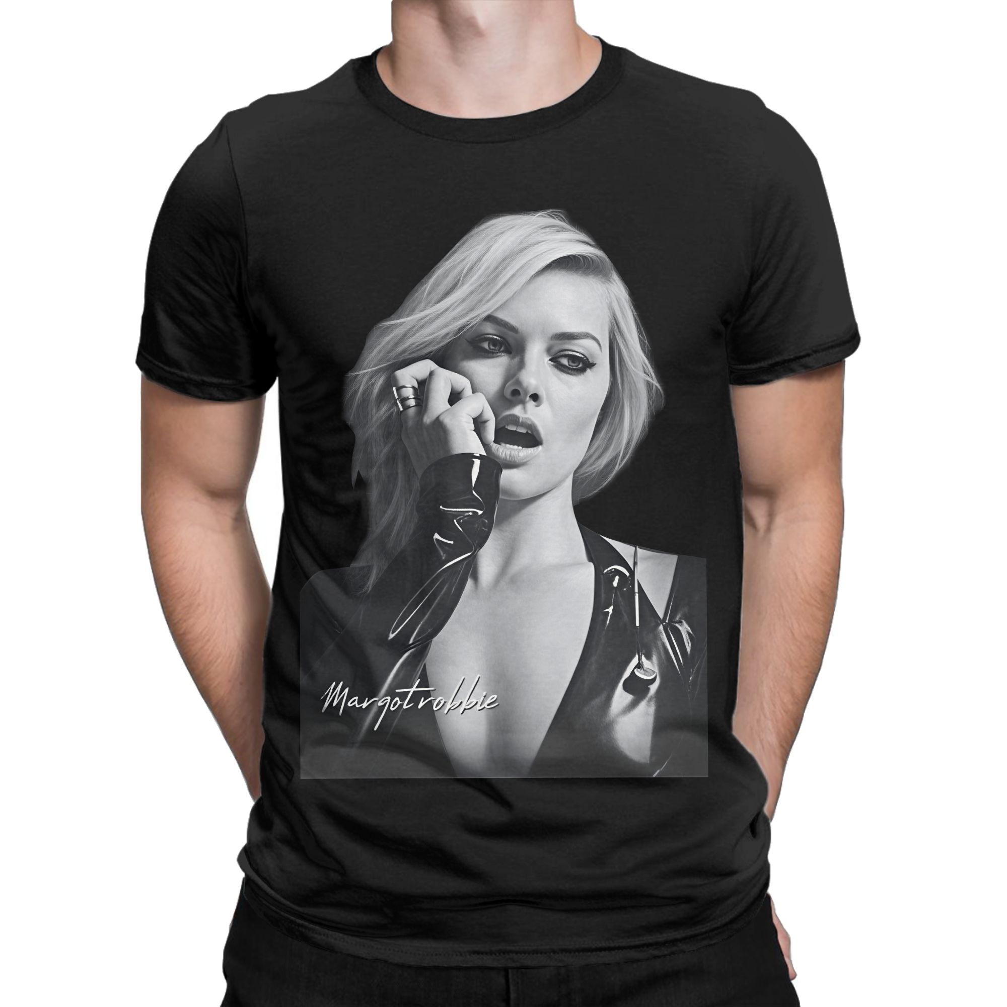 Poster Men Fashion - Margot Robbie Poster T-shirts voor mannen