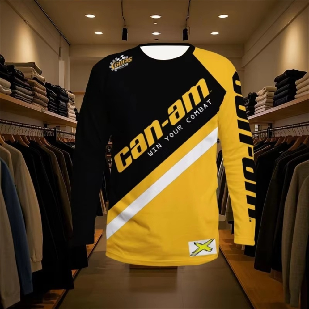 Mens Fashion Summer - Motorcycle Racing T-shirt met lange mouwen