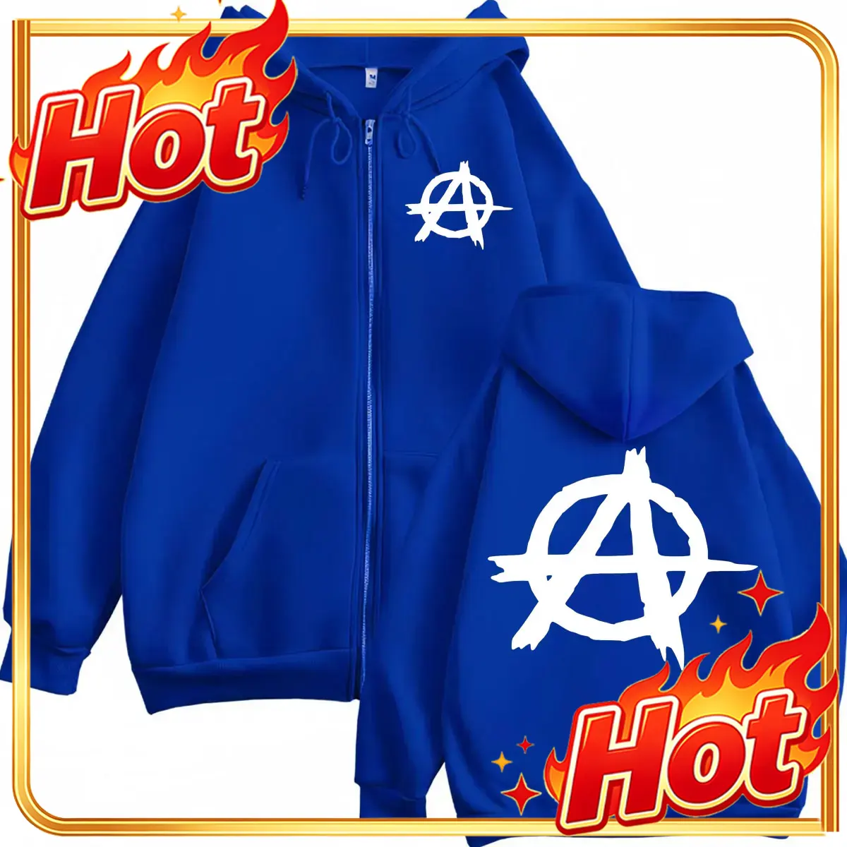 TV-serie Sons of Anarchy Logo  - Mens Fashion Zip Up Hoodies recensie en prijs