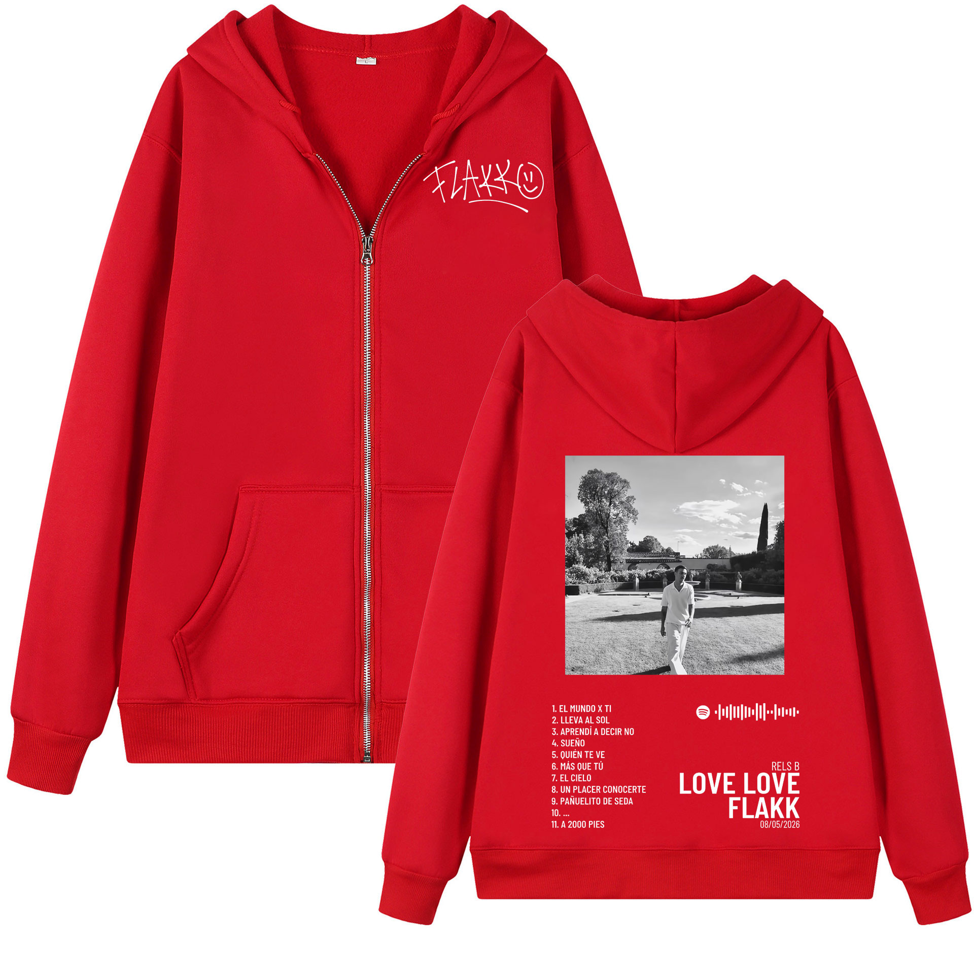 Rapper Rels B Love Love Flakk  - Mens Fashion Zip Up Hoodies recensie en prijs