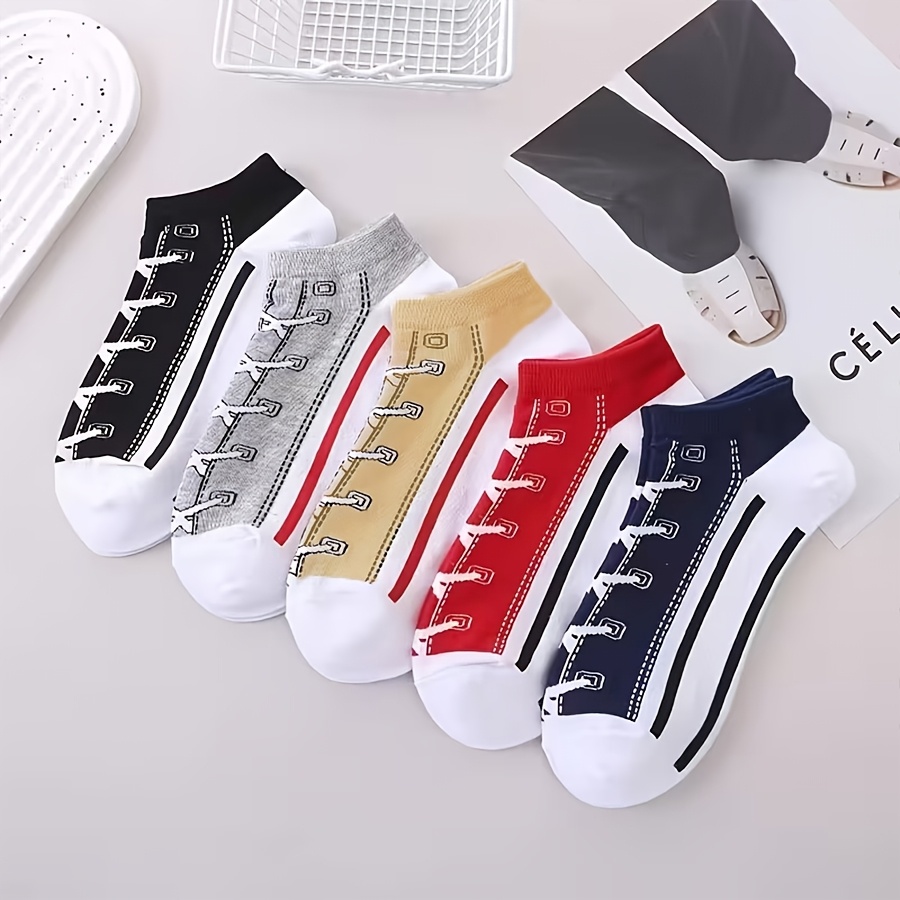 5 paar heren zomer dunne katoe - Socks Ankle Men recensie en prijs