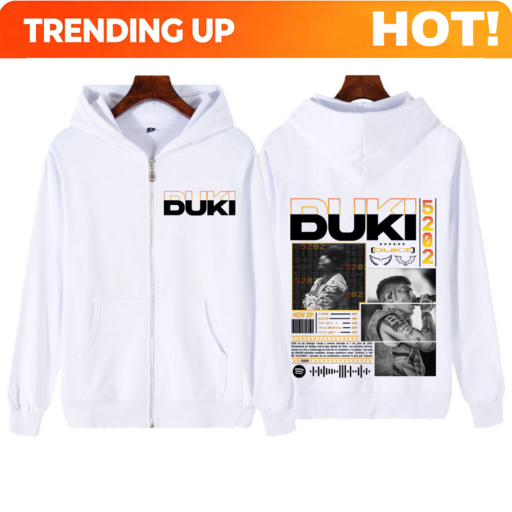 Rapper Duki Duki 5202 MIXTAPE  - Mens Fashion Zip Up Hoodies recensie en prijs