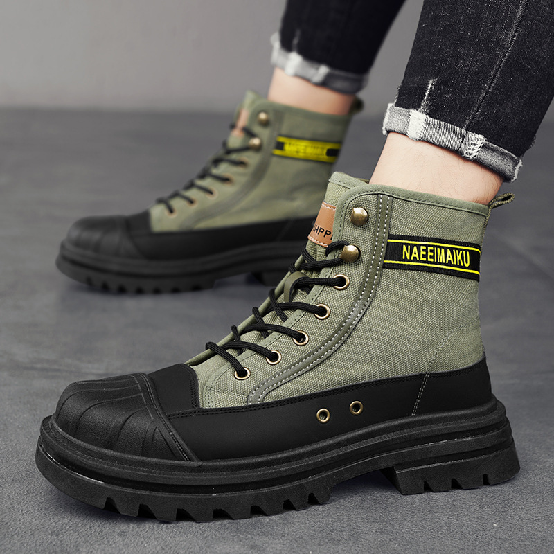 Heren Canvas Laarzen Mode Hoge - Men'S Fashion News recensie en prijs