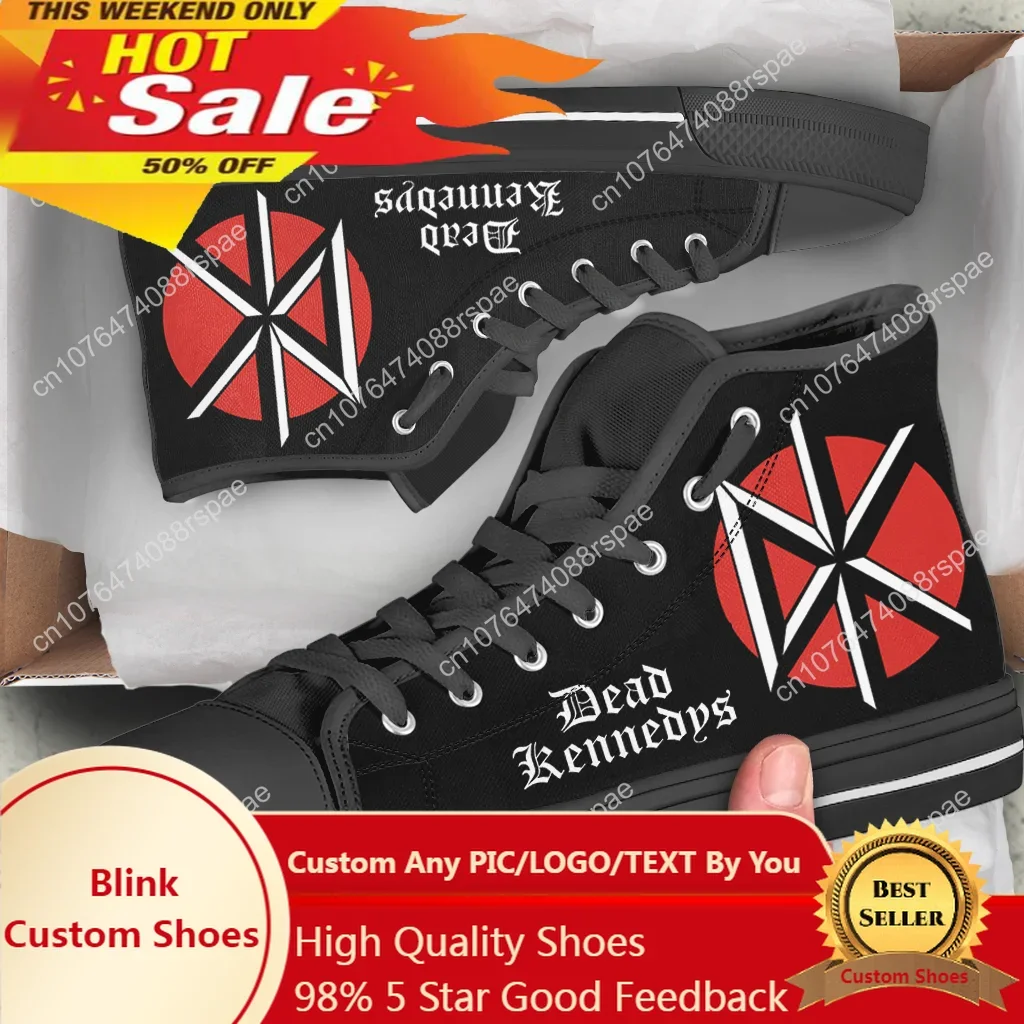 Dead Kennedys Man Vrouw Hoge k - Mens Fashion Trainers recensie en prijs