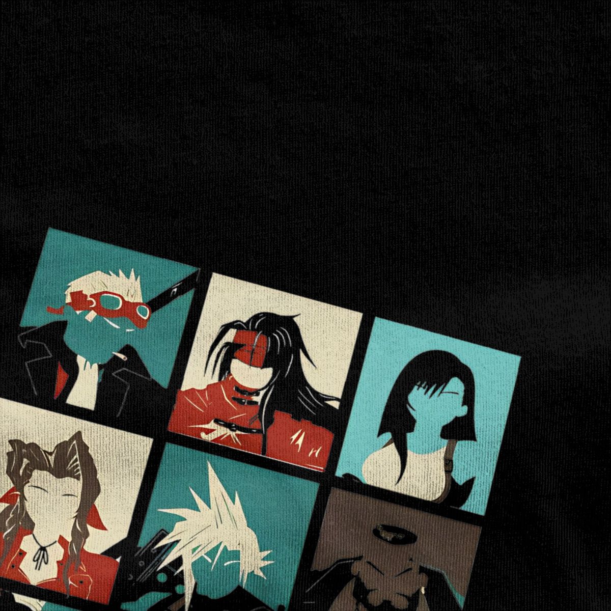 Fantasie Finale 7 T-Shirt Here - Poster Men Fashion recensie en prijs