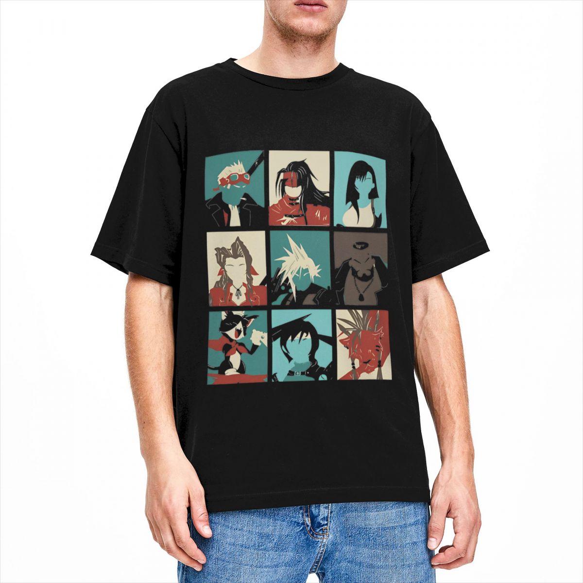 Fantasie Finale 7 T-Shirt Here - Poster Men Fashion recensie en prijs