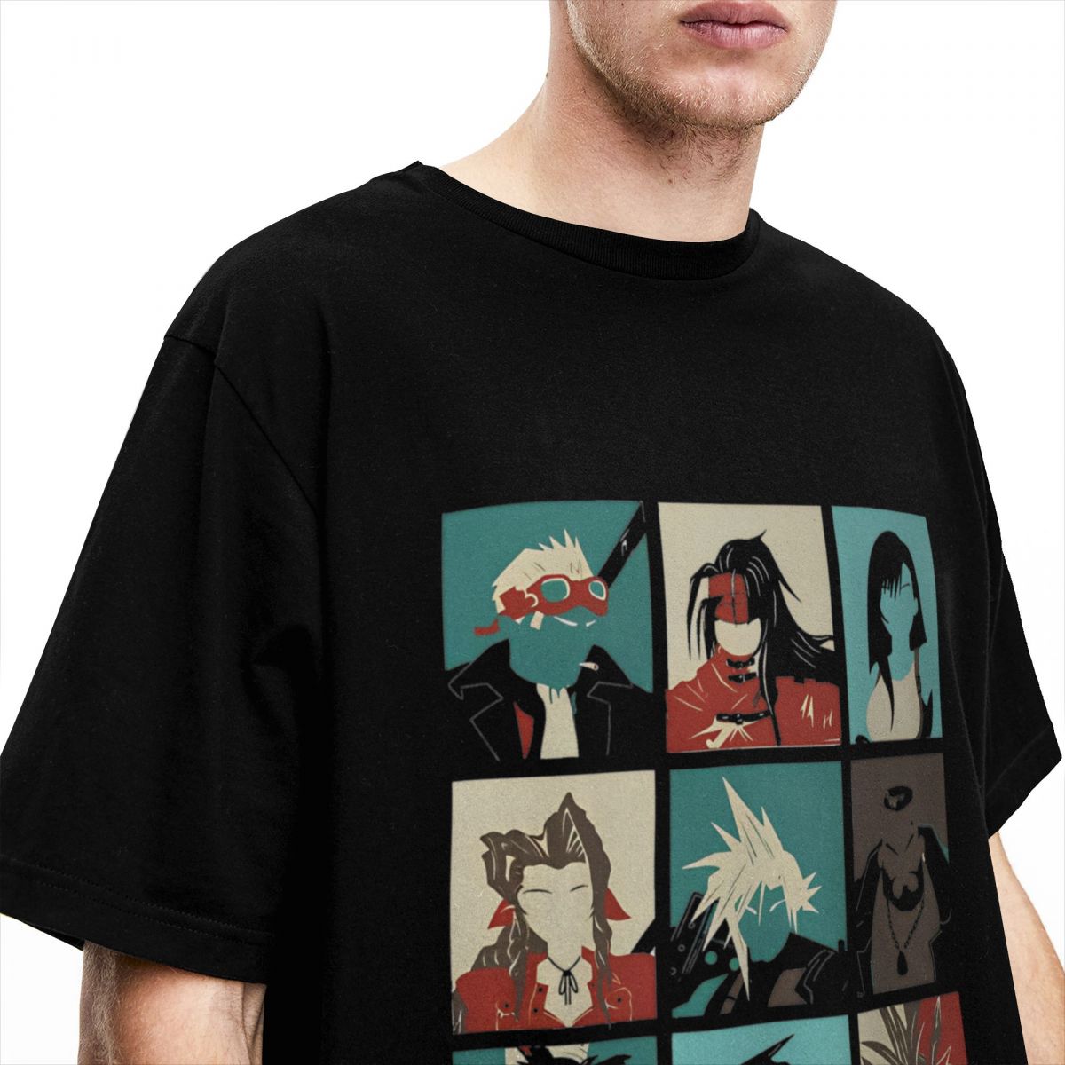 Fantasie Finale 7 T-Shirt Here - Poster Men Fashion recensie en prijs