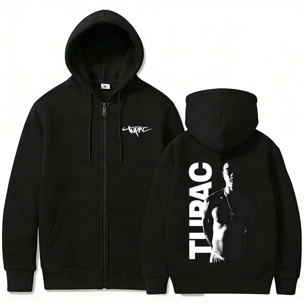 Rapper Tupac 2pac Hoodie met R - Mens Fashion Zip Up Hoodies recensie en prijs